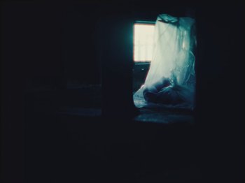 Movie still from “Ben Zaidi - Ben Zaidi’s Blues” (2021), directed by Evers Pund – Extreme Close Up shot, Low angle