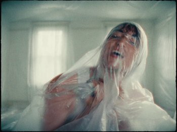 Movie still from “Ben Zaidi - Ben Zaidi’s Blues” (2021), directed by Evers Pund – Extreme Close Up shot, Overhead angle
