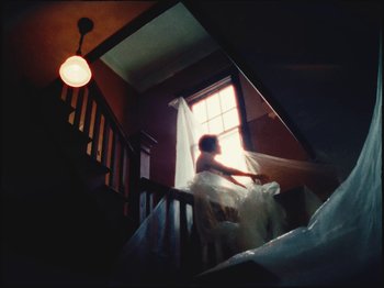 Movie still from “Ben Zaidi - Ben Zaidi’s Blues” (2021), directed by Evers Pund – Wide shot, Low angle