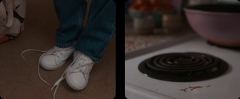 Movie still from “Amanda Sum - Hot Headed Egos” (2021), directed by Hannah Dubois – Extreme Close Up shot, Overhead angle