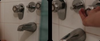 Movie still from “Amanda Sum - Hot Headed Egos” (2021), directed by Hannah Dubois – Extreme Close Up shot, Overhead angle