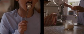 Movie still from “Amanda Sum - Hot Headed Egos” (2021), directed by Hannah Dubois – Extreme Close Up shot, Overhead angle