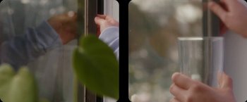 Movie still from “Amanda Sum - Hot Headed Egos” (2021), directed by Hannah Dubois – Extreme Close Up shot, Low angle