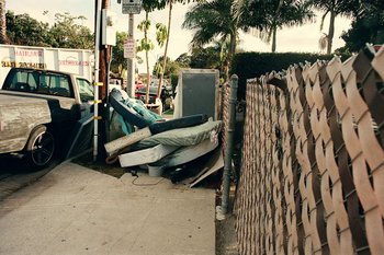 Movie still from “Huey Briss & Nikobeats - Grace Park Legend” (2021), directed by Michael Priestley – Extreme Wide shot, High angle