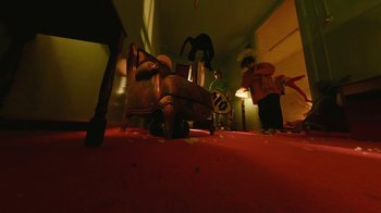 Movie still from “OIO - Przypadkiem” (2021), directed by Łukasz Zabłocki – Extreme Wide shot, Overhead angle