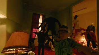 Movie still from “OIO - Przypadkiem” (2021), directed by Łukasz Zabłocki – Wide shot, Overhead angle