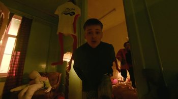 Movie still from “OIO - Przypadkiem” (2021), directed by Łukasz Zabłocki – Medium shot, Low angle