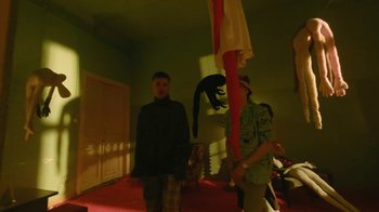 Movie still from “OIO - Przypadkiem” (2021), directed by Łukasz Zabłocki – Wide shot, Low angle
