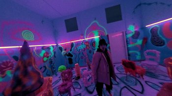 Movie still from “OIO - Przypadkiem” (2021), directed by Łukasz Zabłocki – Wide shot, High angle