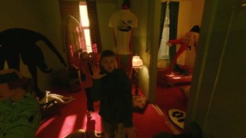 Movie still from “OIO - Przypadkiem” (2021), directed by Łukasz Zabłocki – Wide shot, High angle