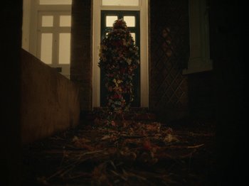 Movie still from “Smoothboi Ezra - Stuck” (2021), directed by Arthur Studholme – Wide shot, Low angle