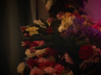 Movie still from “Smoothboi Ezra - Stuck” (2021), directed by Arthur Studholme – Extreme Close Up shot, Overhead angle