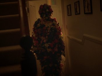 Movie still from “Smoothboi Ezra - Stuck” (2021), directed by Arthur Studholme – Wide shot, Over the shoulder angle