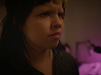 Movie still from “Smoothboi Ezra - Stuck” (2021), directed by Arthur Studholme – Close Up shot, High angle