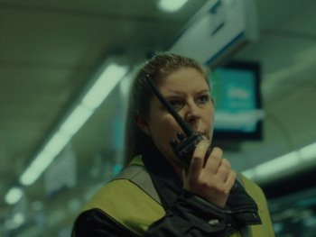 Movie still from “I M U R - Case of You” (2021), directed by Sebastian Hill-Esbrand – Close Up shot, Low angle