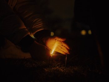 Movie still from “I M U R - Case of You” (2021), directed by Sebastian Hill-Esbrand – Extreme Close Up shot, Low angle