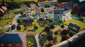 Movie still from “Rag’n’Bone Man - All You Ever Wanted” (2021), directed by Will Hooper – Extreme Wide shot, High angle