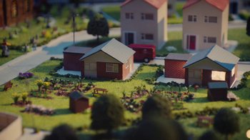 Movie still from “Rag’n’Bone Man - All You Ever Wanted” (2021), directed by Will Hooper – Extreme Wide shot, High angle