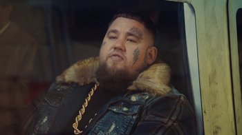 Movie still from “Rag’n’Bone Man - All You Ever Wanted” (2021), directed by Will Hooper – Close Up shot, Low angle