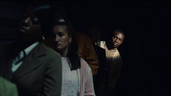 Movie still from “Rag’n’Bone Man - All You Ever Wanted” (2021), directed by Will Hooper – Medium shot, Over the shoulder angle