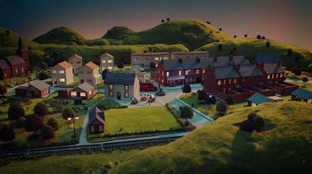 Movie still from “Rag’n’Bone Man - All You Ever Wanted” (2021), directed by Will Hooper – Extreme Wide shot, High angle