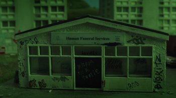 Movie still from “Rag’n’Bone Man - All You Ever Wanted” (2021), directed by Will Hooper – Wide shot, High angle