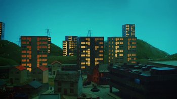 Movie still from “Rag’n’Bone Man - All You Ever Wanted” (2021), directed by Will Hooper – Extreme Wide shot, Low angle