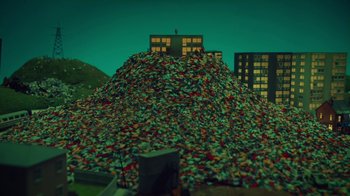 Movie still from “Rag’n’Bone Man - All You Ever Wanted” (2021), directed by Will Hooper – Extreme Wide shot, High angle