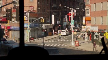 Movie still from “Mallory Merk - Strangers” (2021), directed by Kevin Lombardo – Extreme Wide shot, High angle