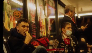 Movie still from “Rudy De Anda - Helado” (2020), directed by Adam Neustadter – Medium shot, Low angle