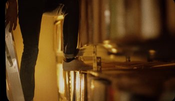 Movie still from “Rudy De Anda - Helado” (2020), directed by Adam Neustadter – Wide shot, Low angle