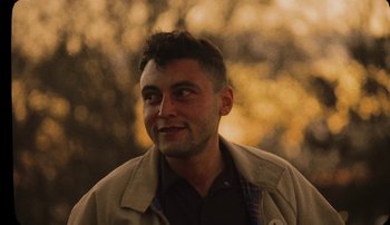 Movie still from “Rudy De Anda - Helado” (2020), directed by Adam Neustadter – Close Up shot, Low angle