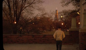Movie still from “Rudy De Anda - Helado” (2020), directed by Adam Neustadter – Extreme Wide shot, High angle