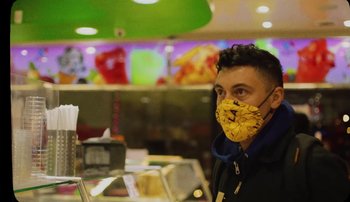 Movie still from “Rudy De Anda - Helado” (2020), directed by Adam Neustadter – Close Up shot, Low angle