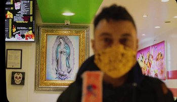 Movie still from “Rudy De Anda - Helado” (2020), directed by Adam Neustadter – Close Up shot, Low angle