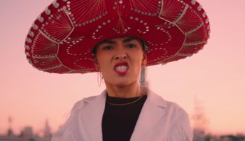 Movie still from “Rudy De Anda - Helado” (2020), directed by Adam Neustadter – Close Up shot, Low angle