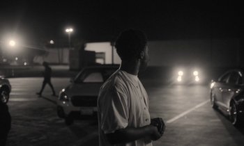 Movie still from “Nana - LA Times” (2020), directed by Andrew Litten – Medium shot, Over the shoulder angle