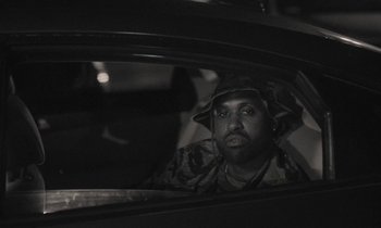 Movie still from “Nana - LA Times” (2020), directed by Andrew Litten – Close Up shot, Over the shoulder angle