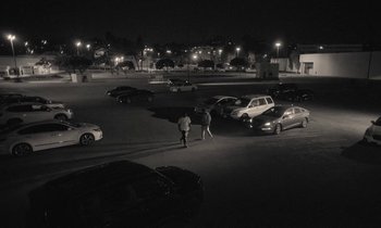 Movie still from “Nana - LA Times” (2020), directed by Andrew Litten – Extreme Wide shot, High angle