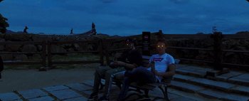 Movie still from “Pablo Arcansas - Qu’on S’élève” (2020), directed by Pablo Arcansas – Medium shot, Low angle