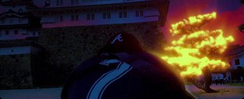 Movie still from “Pablo Arcansas - Qu’on S’élève” (2020), directed by Pablo Arcansas – Extreme Close Up shot, Low angle