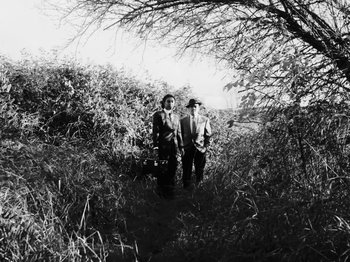 Movie still from “Bloodroot - Audrey” (2020), directed by Kyle Murdoch – Wide shot, Low angle