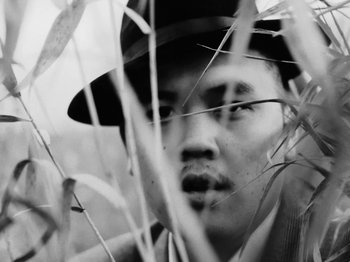 Movie still from “Bloodroot - Audrey” (2020), directed by Kyle Murdoch – Extreme Close Up shot, Low angle