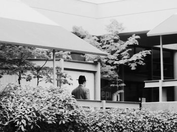 Movie still from “Bloodroot - Audrey” (2020), directed by Kyle Murdoch – Wide shot, Over the shoulder angle