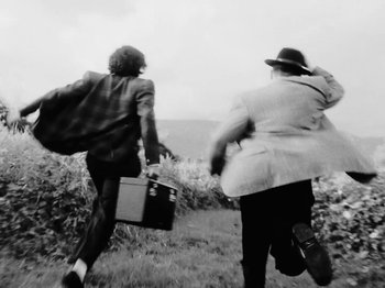 Movie still from “Bloodroot - Audrey” (2020), directed by Kyle Murdoch – Medium shot, Low angle