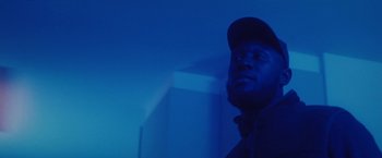 Movie still from “Loski & Stormzy - Flavour” (2020), directed by João Retorta – Close Up shot, Low angle
