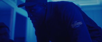 Movie still from “Loski & Stormzy - Flavour” (2020), directed by João Retorta – Medium shot, Low angle