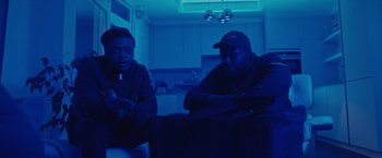 Movie still from “Loski & Stormzy - Flavour” (2020), directed by João Retorta – Medium shot, Low angle