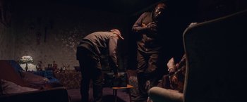 Movie still from “Loski & Stormzy - Flavour” (2020), directed by João Retorta – Medium shot, High angle