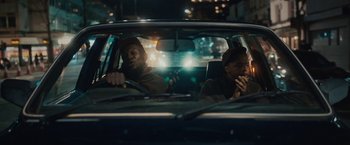 Movie still from “Loski & Stormzy - Flavour” (2020), directed by João Retorta – Medium shot, Over the shoulder angle